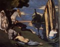 Pastoral o Idilio Paul Cezanne Desnudo impresionista